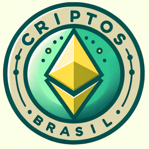 imagem em vetor para a logo da empresa chamada Criptos Brasil, com um logo em forma de moeda e etherum em verde e amarelo discretos e modernos em ultra hd